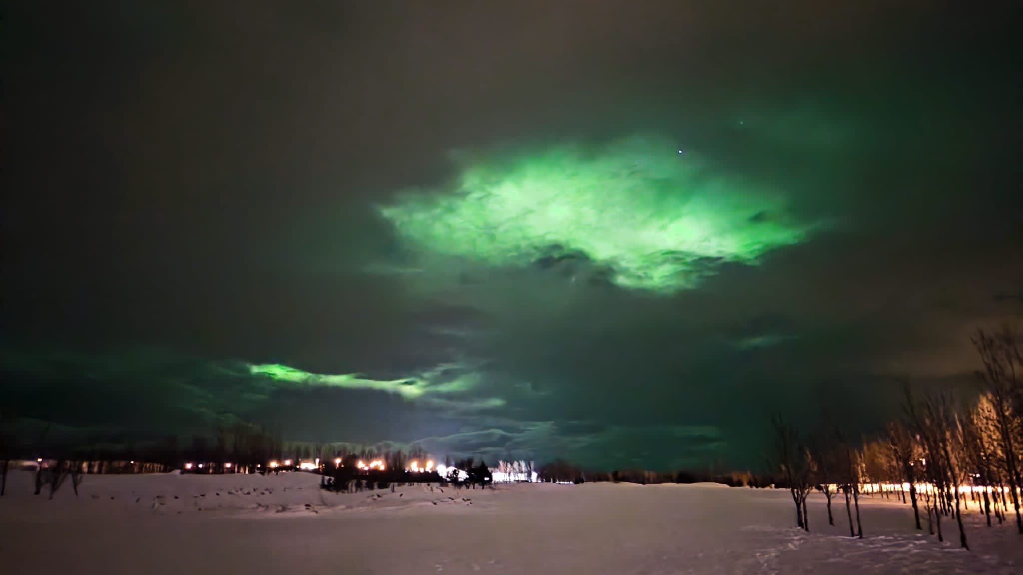 Auroras boreales en Islandia
