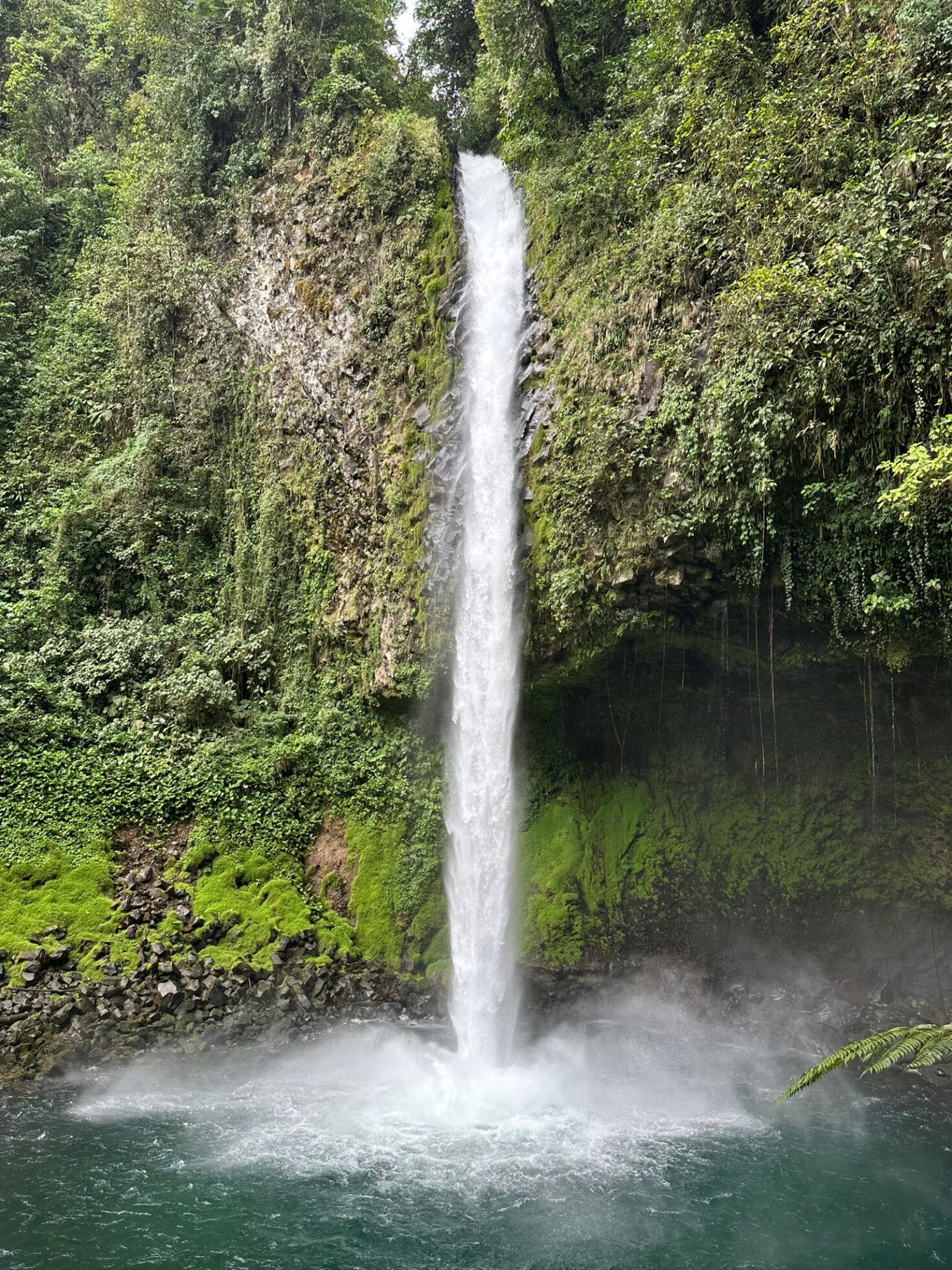 Catarata en Costa Rica