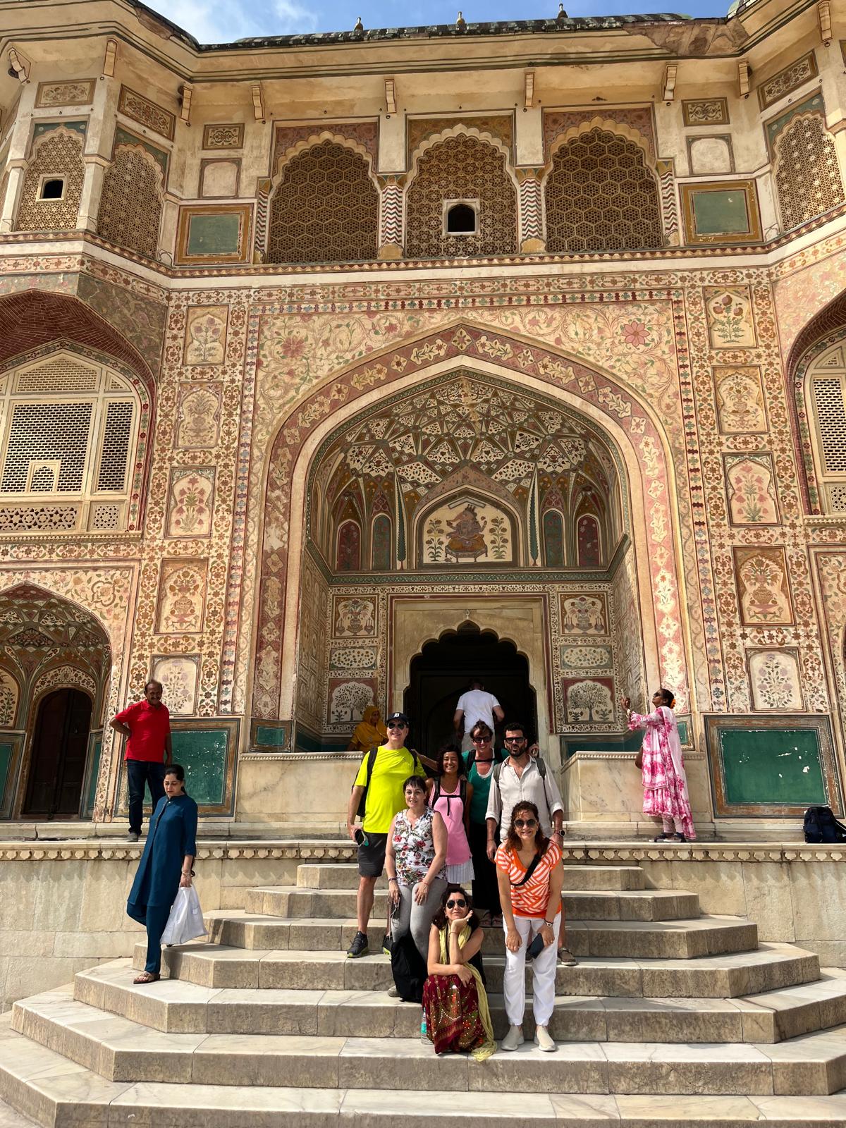 La arquitectura mogol muestra siglos de historia.