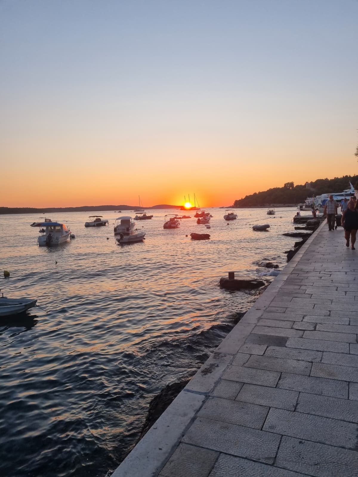 atardecer en croacia