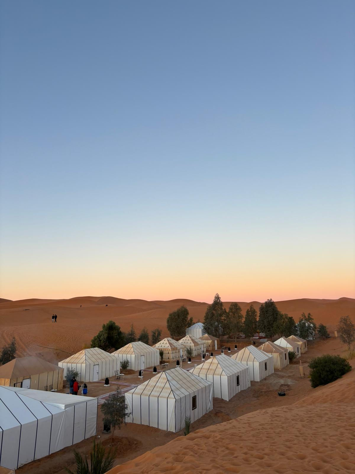 dormir en el desierto