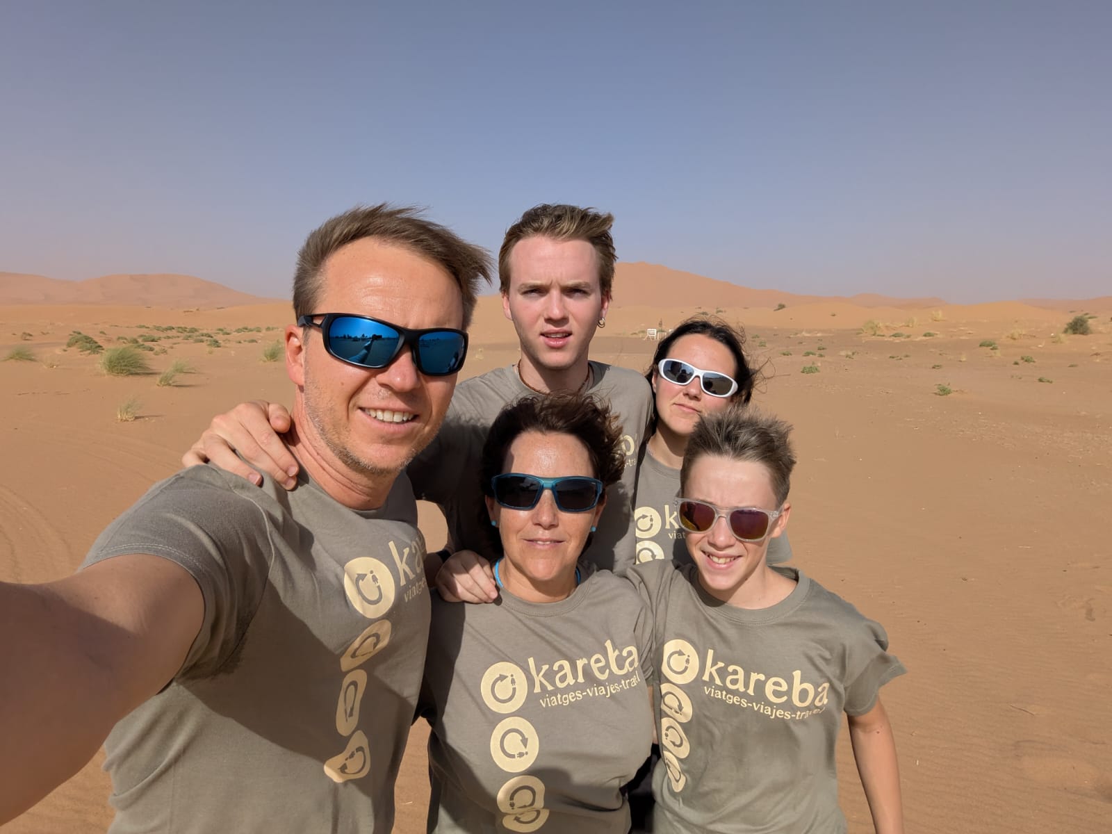 viaje al desierto en familia