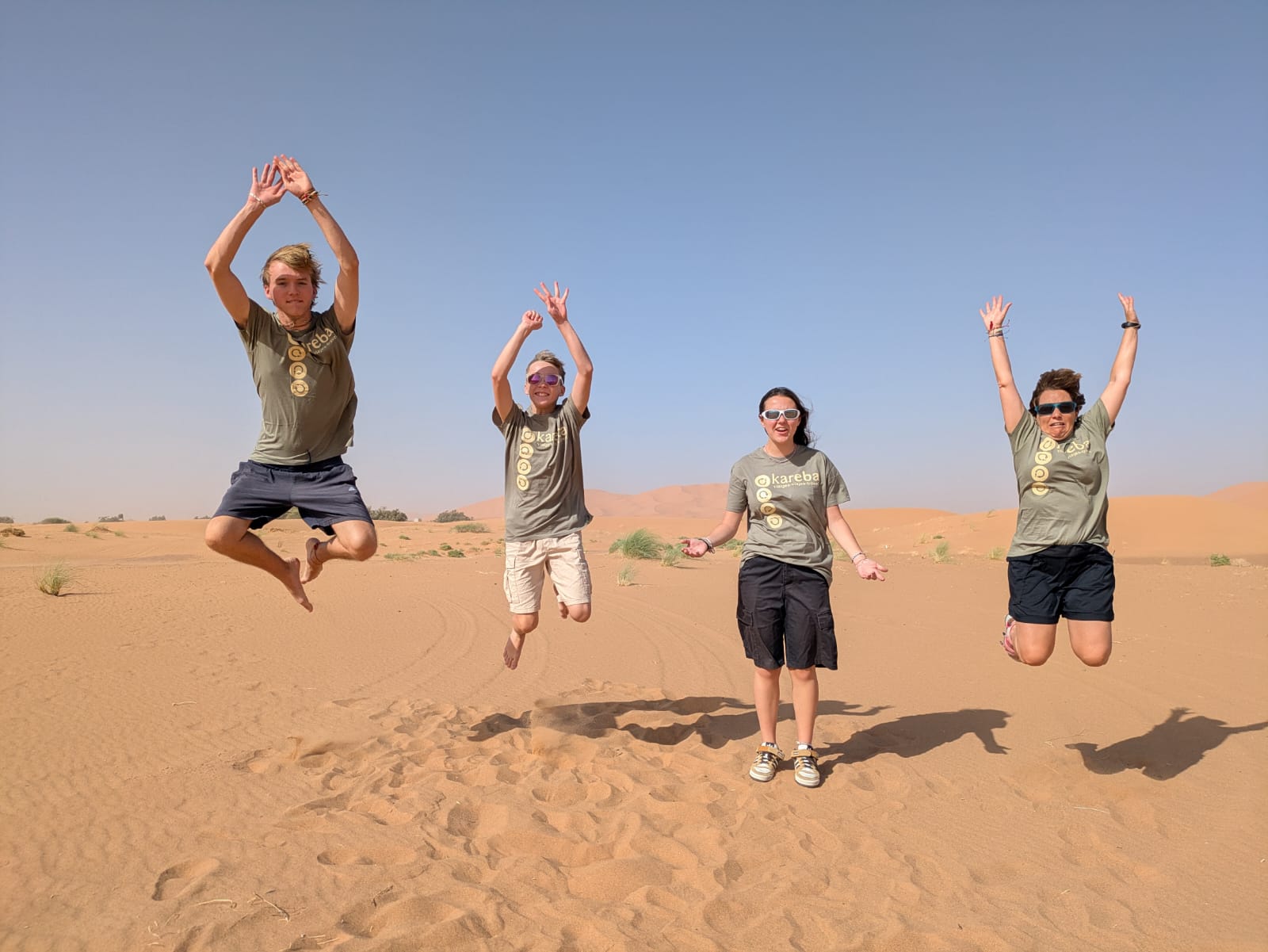viaje en familia al desierto